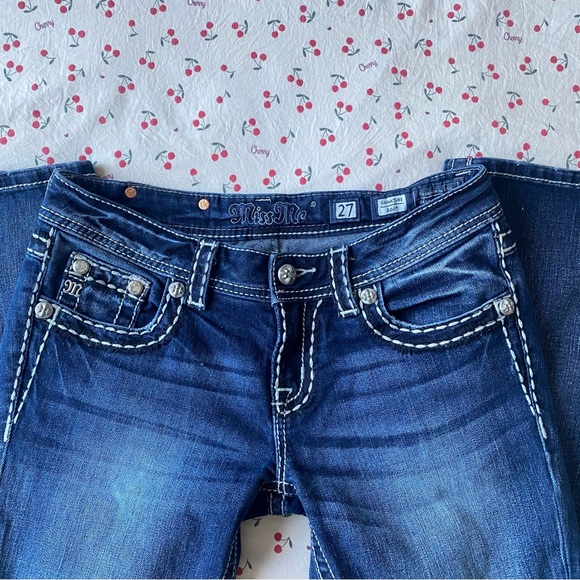 Miss Me Signature Boot Jeans Size 27 - Picture 2 of 3